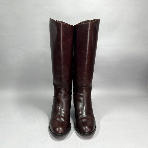 Cole Haan Women's Size 6 Arlington Brown Leather Riding Boots - Picture 2 of 12